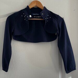 Navy Blue Original Marines bolero, girls 8, new without tags